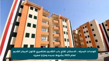 الوحدات البديلة.. الإسكان تفتح باب التقديم لمتضرري قانون الإيجار القديم لعام 2025 بشروط جديدة ومزايا مميزة